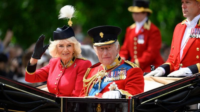 La regina Camilla e re Carlo III, sovrani del Regno Unito