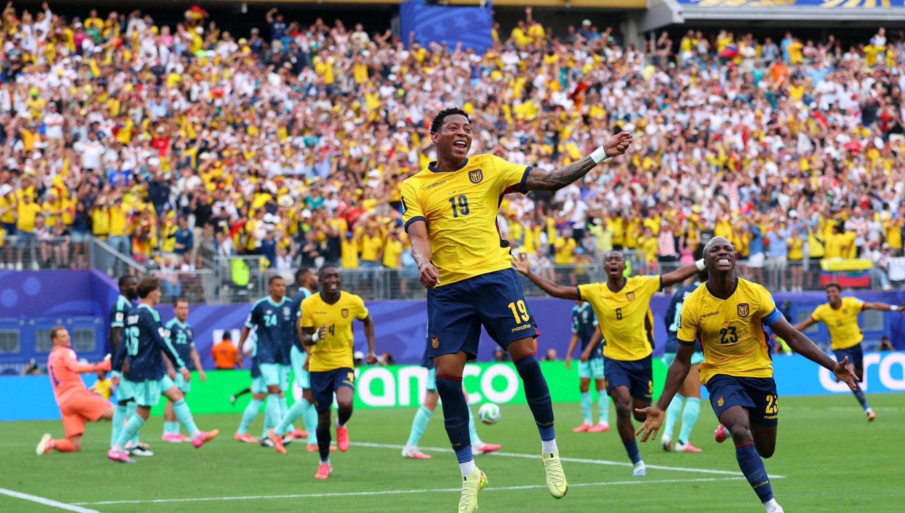 Impresa Ecuador, batte 2-1 la Germania e si qualifica: avanti anche la Costa d’Avorio