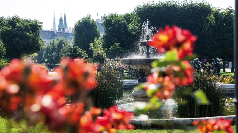 Le fontane nei parchi di Vienna
