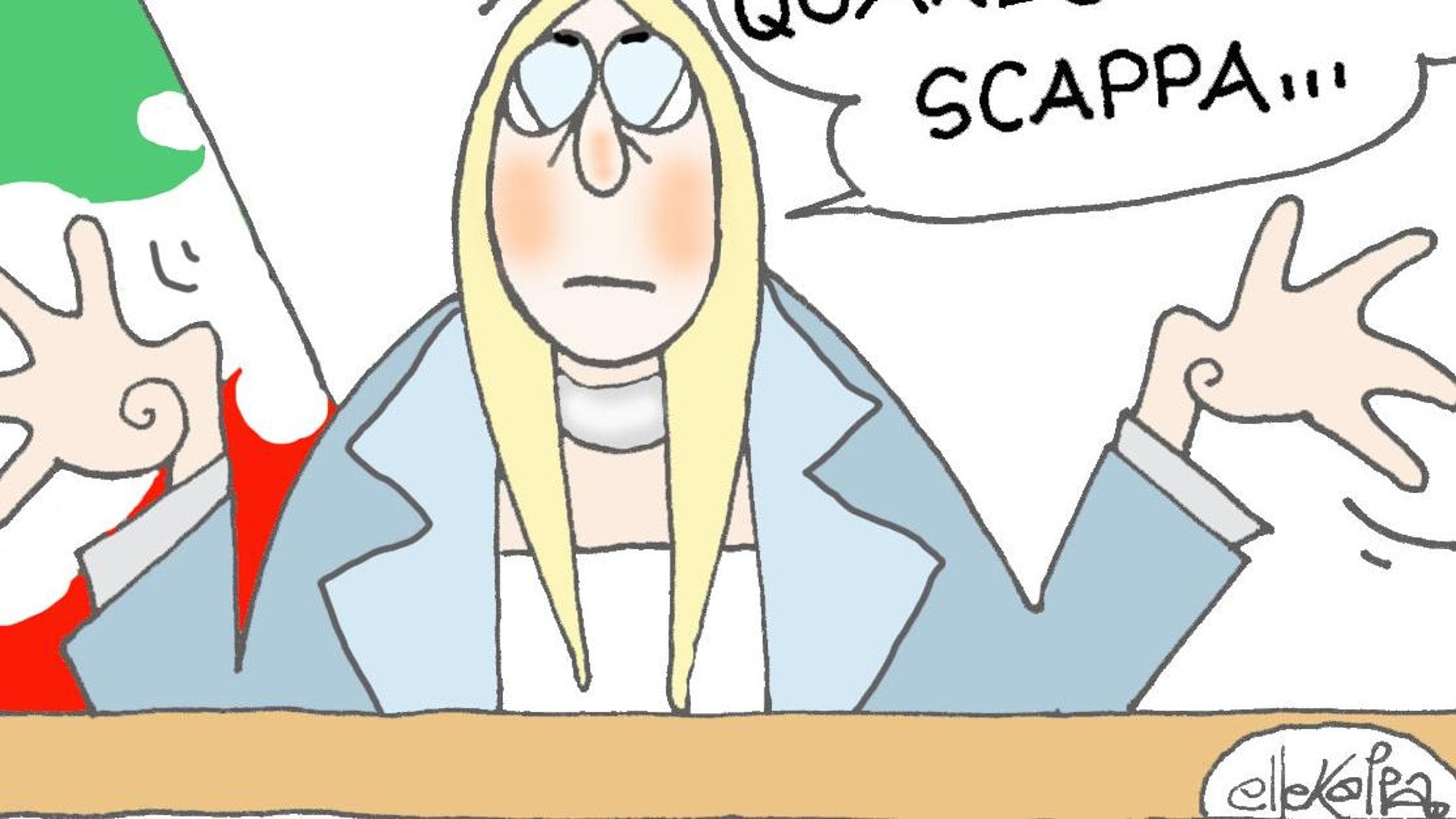 La vignetta di ElleKappa per la legge elettorale