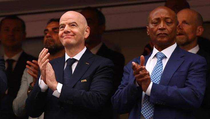 Il presidente della Fifa, Gianni infantino