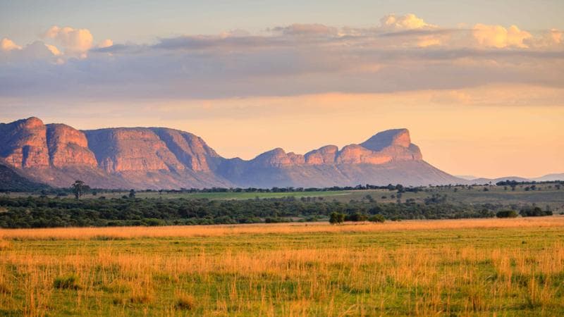 Waterberg al tramonto