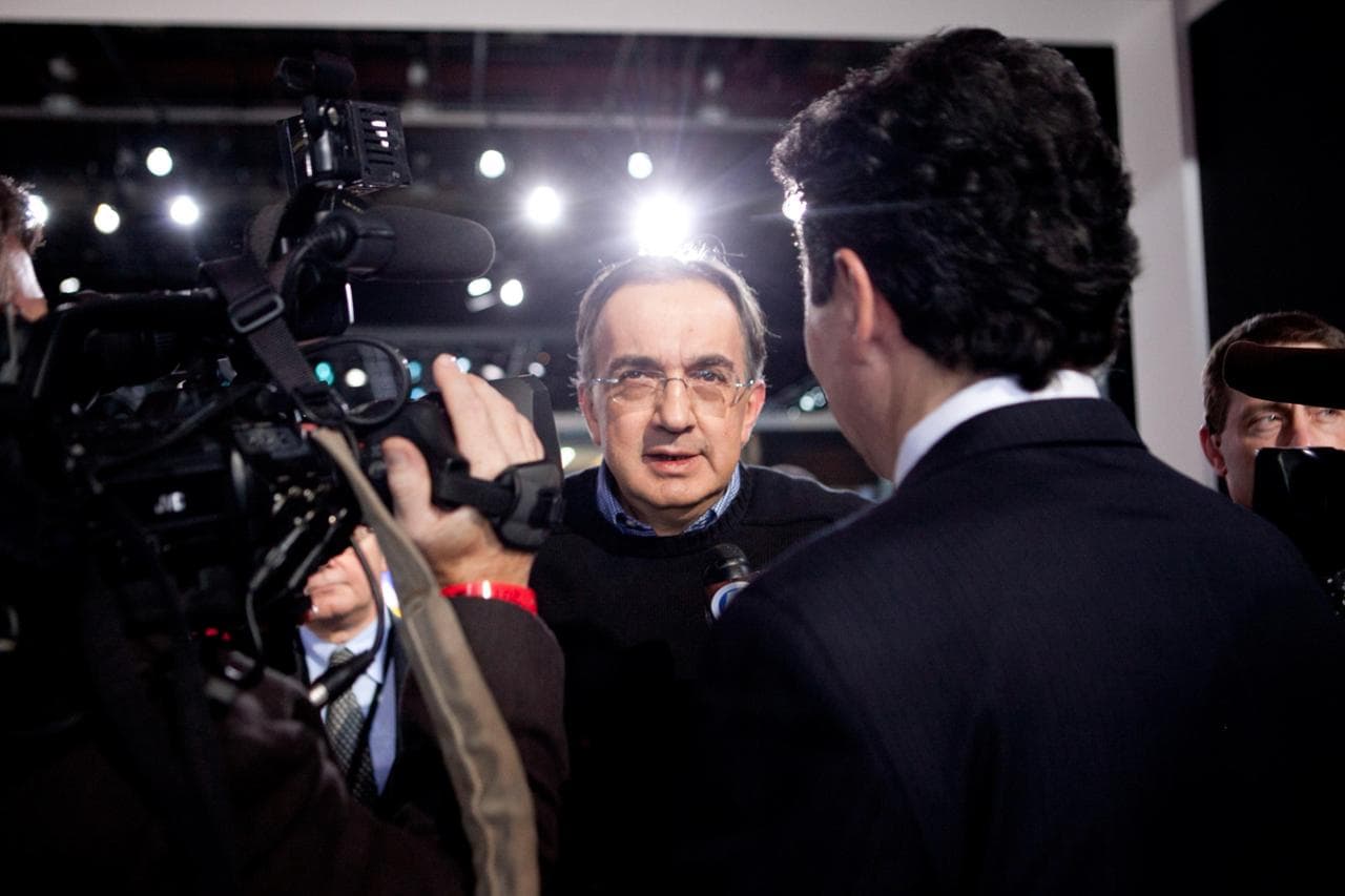 Sergio Marchionne al North American International Auto Show di Detroit nel 2011