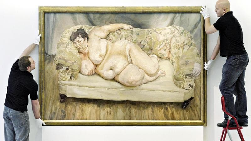 Lucian Freud, Benefits Supervisor Sleeping (1995)