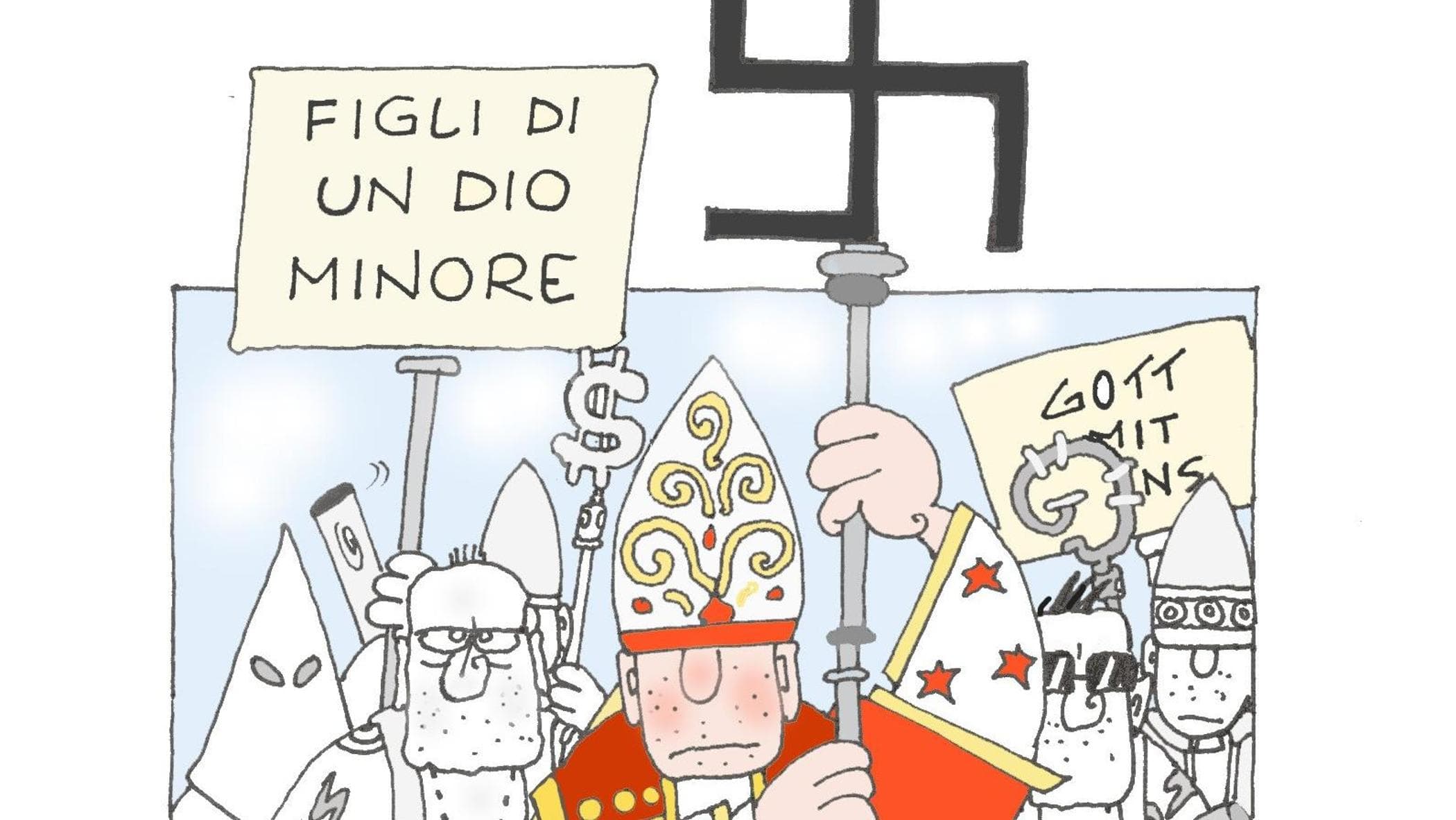 La vignetta di Ellekappa