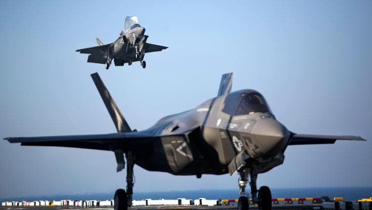 Due caccia F-35B Lightning II Joint Strike Fighter