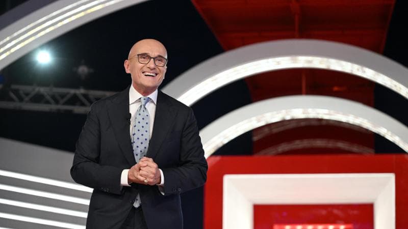 17/09/2024 Roma. Canale 5, entrata degli ospiti della prima puntata del Grande Fratello 2024. Nella foto Alfonso Signorini