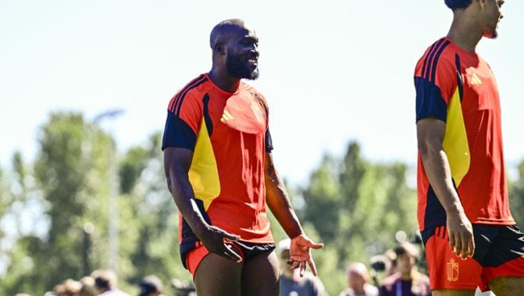 L'attaccante del Belgio Lukaku