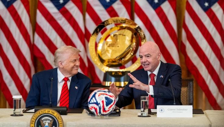 Donald Trump e Gianni Infantino