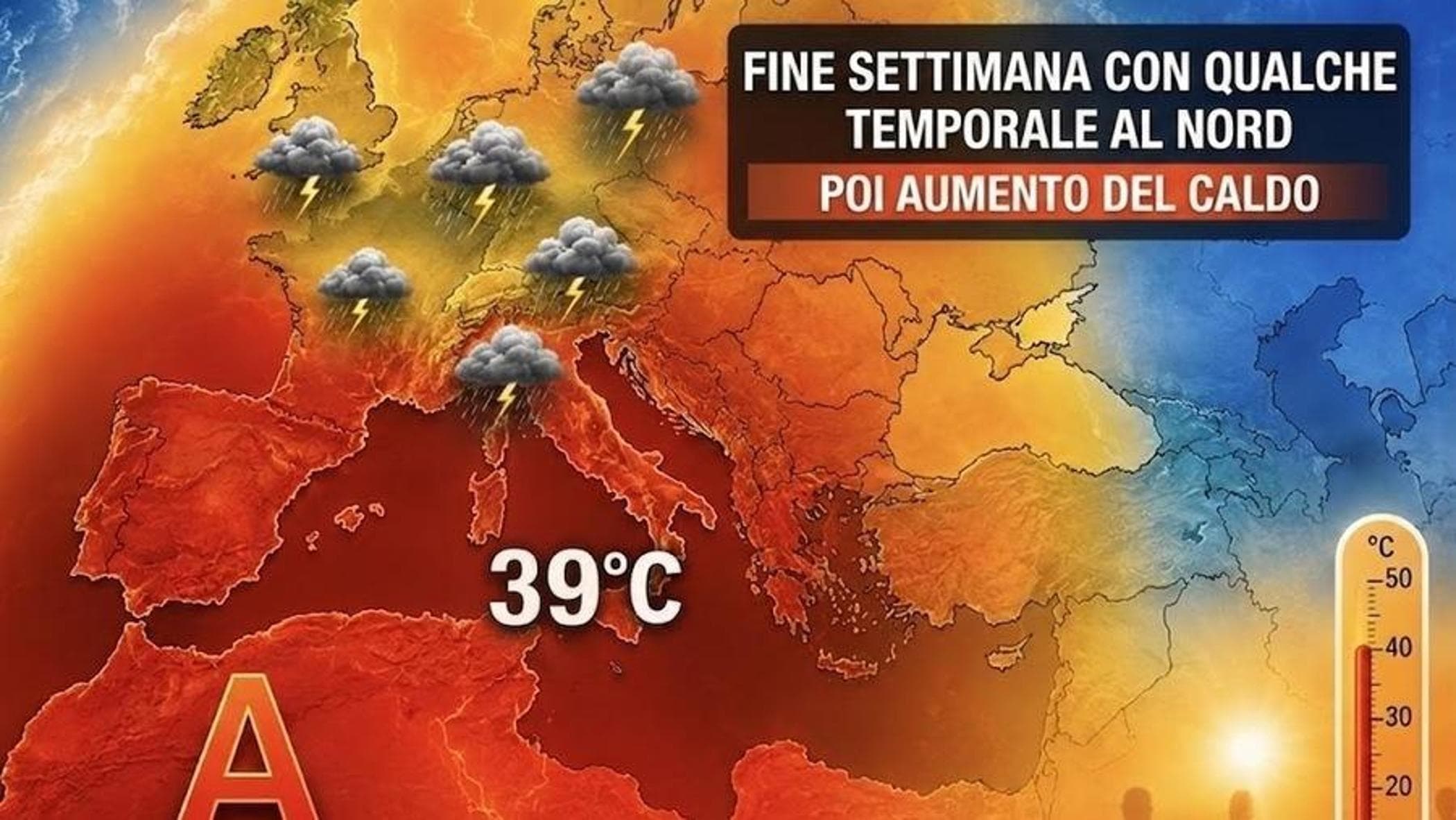 Hava tahmini, hafta sonu kuzeyde bazı fırtınalar ve sıcaklığın 39°C'ye yükselmesi