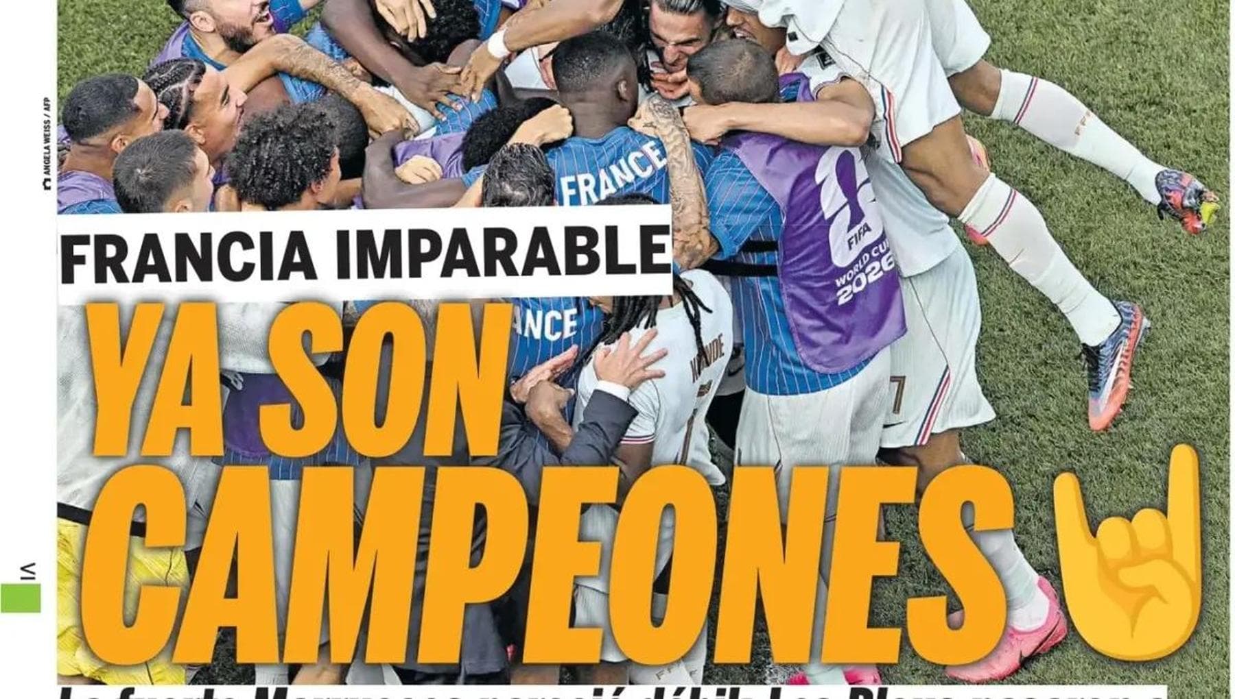 “I francesi sono già campioni”: il giornale argentino Olé punta sulla scaramanzia