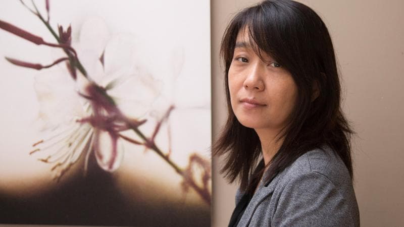 La scrittrice coreana Han Kang
