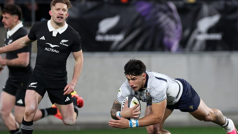 Azzurri in meta contro gli All Blacks