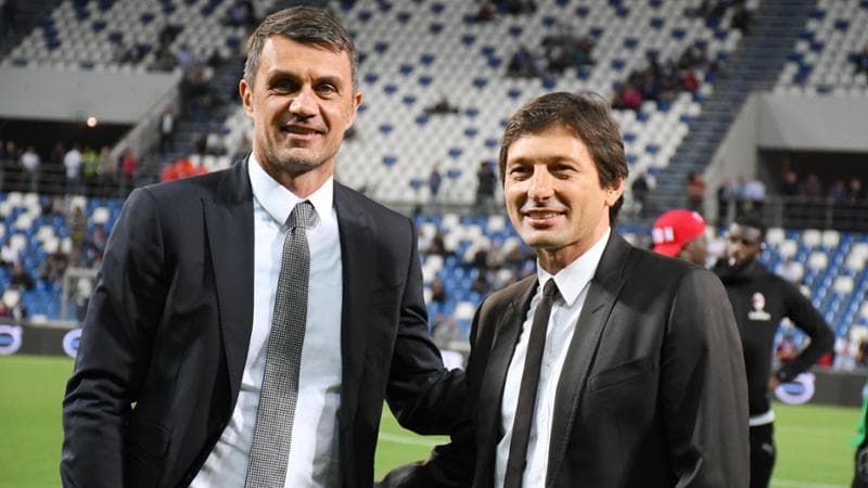 Paolo Maldini e Leonardo
