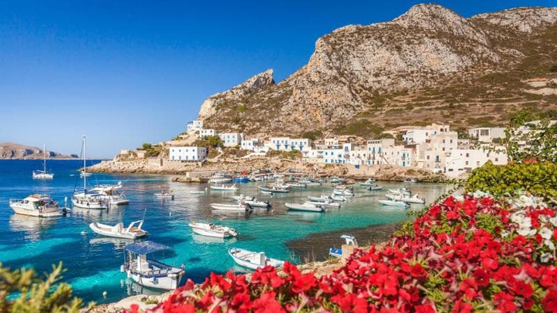 Levanzo, Cala Dogana, (Archivio Regione Siciliana)