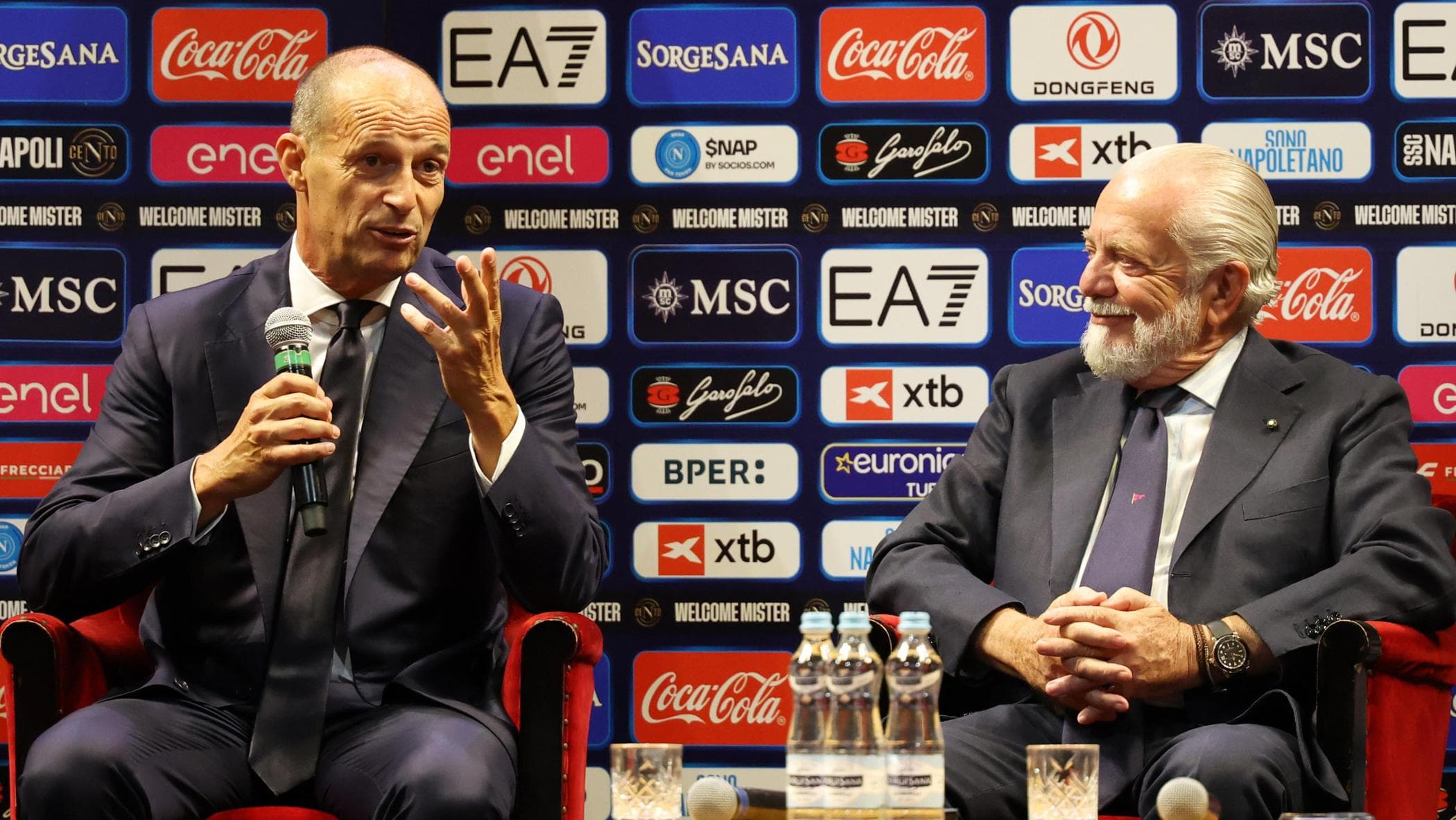 Allegri si presenta: “Napoli avventura meravigliosa. La Nazionale? Nessun contatto con la Figc”