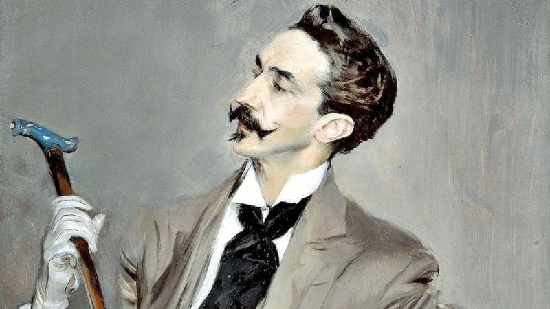 Portrait of Count Robert of Montesquiou (1855-1921), French writer and dandy. Painting by Giovanni Boldini (1842-1931), 1897. 1,60 x 0,82 m. Orsay Museum, Paris (Photo by Leemage/Corbis via Getty Images)