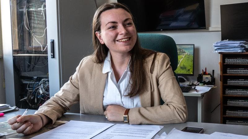 Virginia Gili, già al secondo mandato, nel suo ufficio (Selene Daniele/AGF)