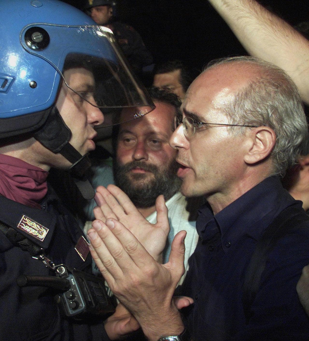 Il portavoce del Genoa social forum Vittorio Agnoletto
