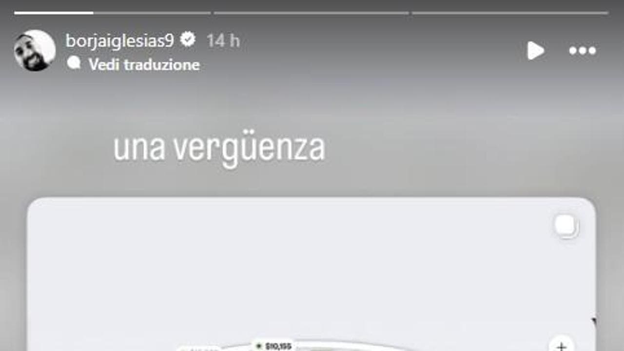 Il post polemico di Borja Iglesias
