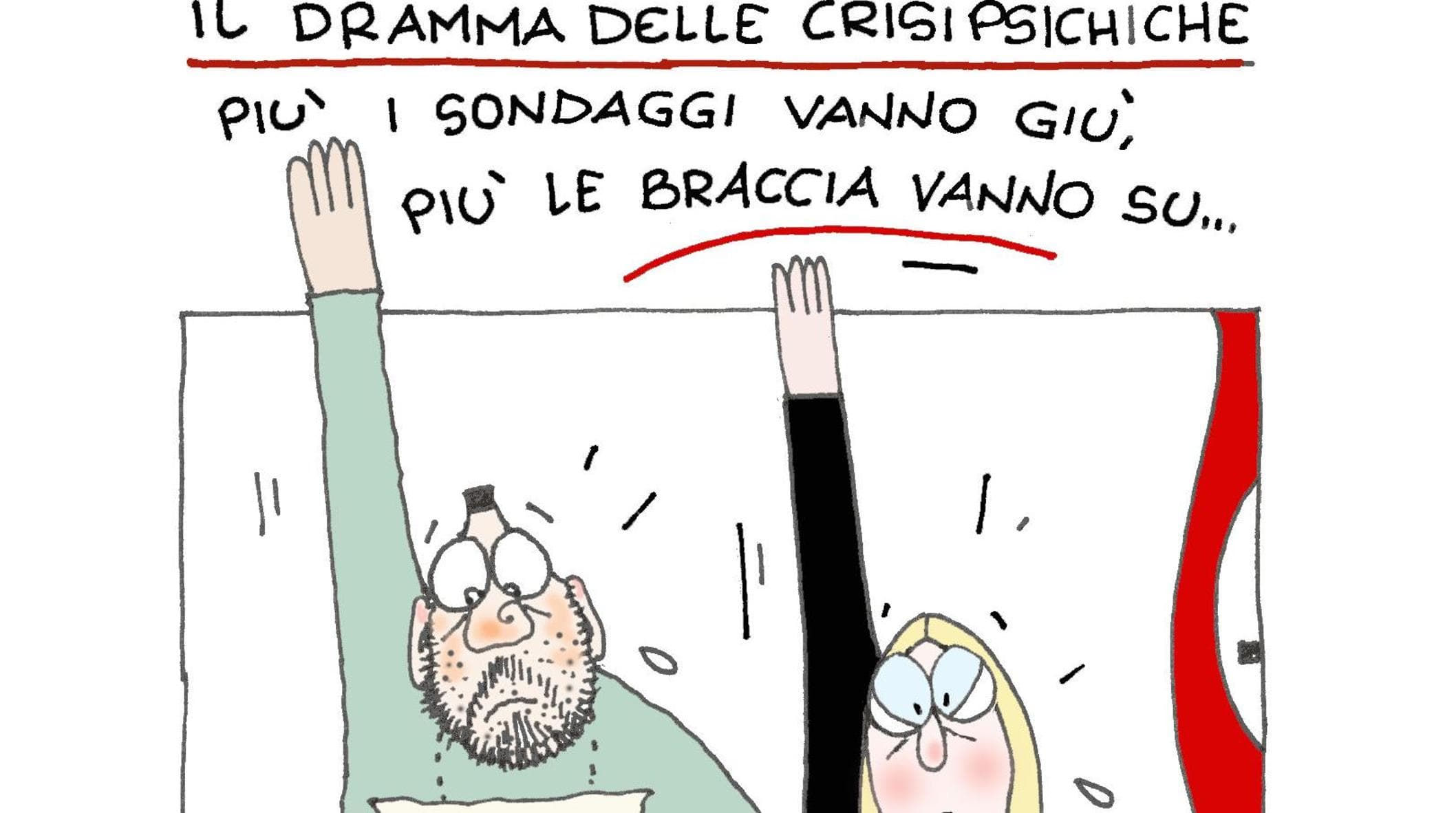 La vignetta di Ellekappa