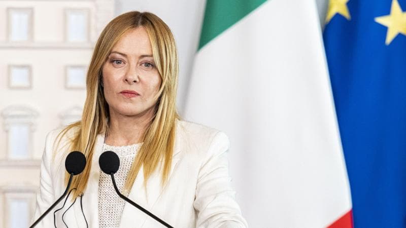 Roma, 20 luglio: Giorgia Meloni a palazzo Chigi