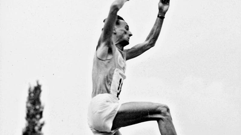 Losanna, 1944: l&rsquo;atleta svizzero&nbsp;Jean Studer
