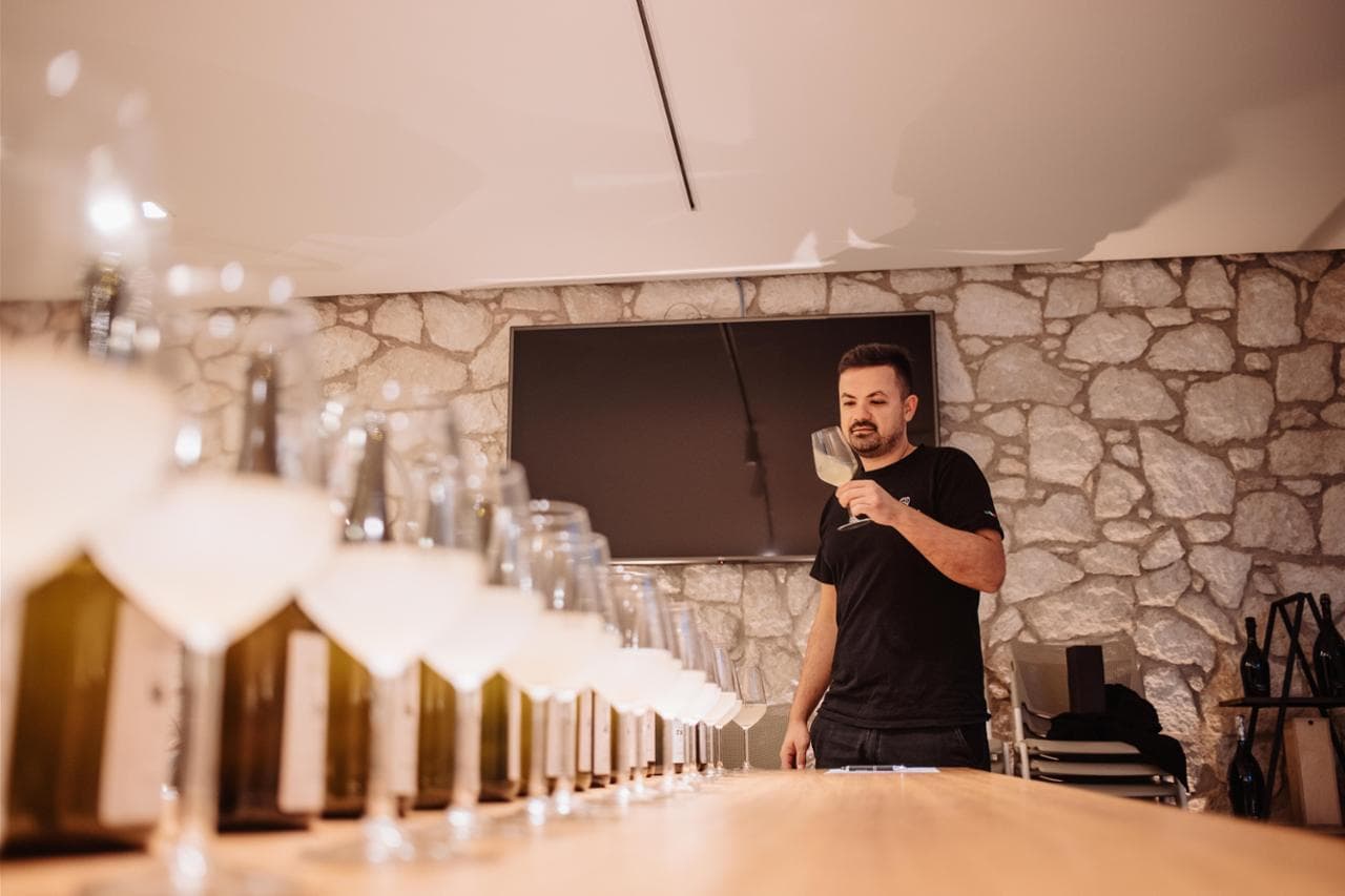 Mirco Balliana, capo enologo della cantina Andreola