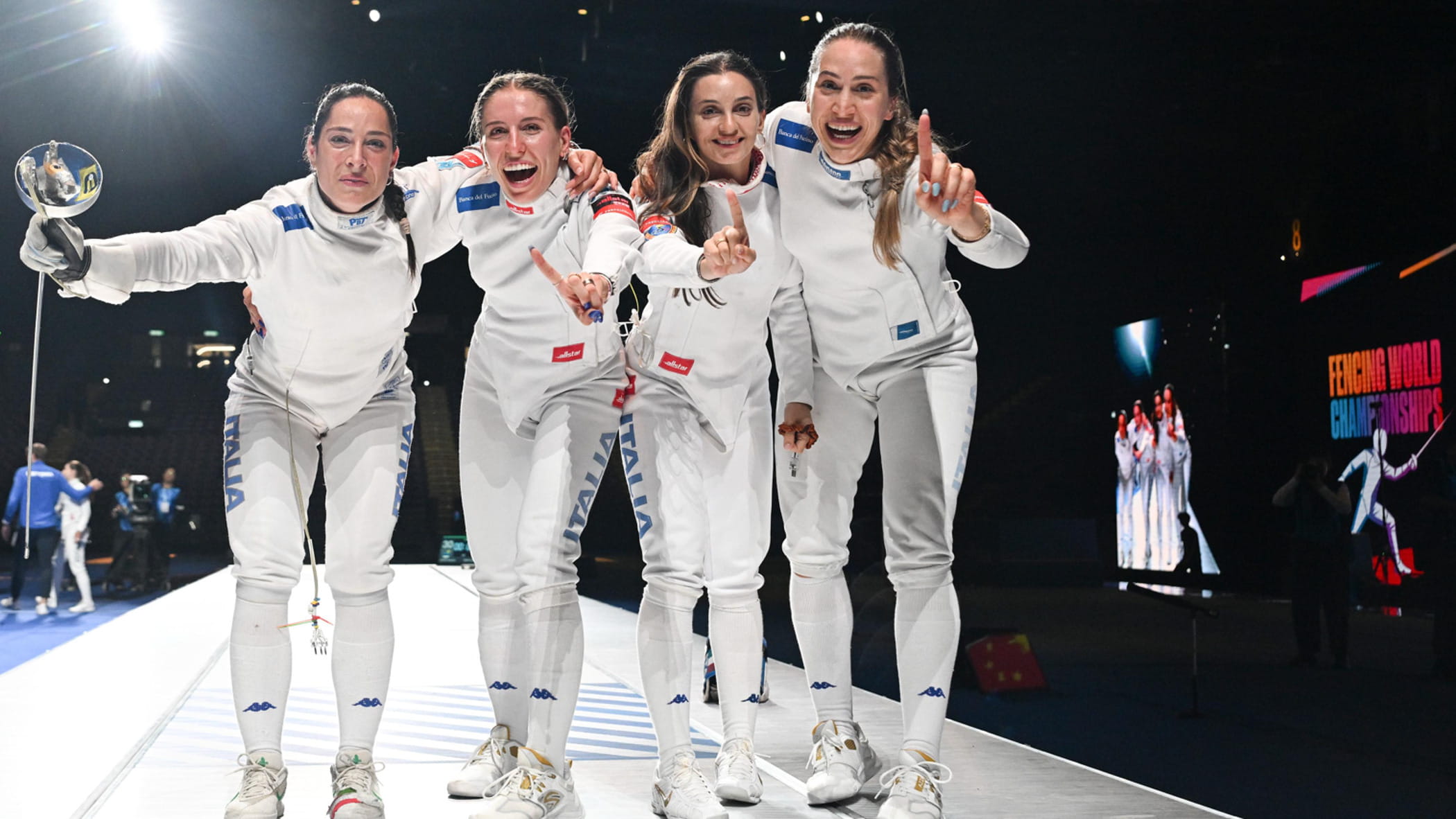 Mondiali scherma, un giorno storico: due ori da spadiste e fiorettisti nelle finali con brivido