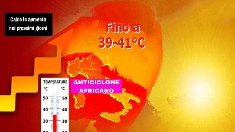 Anteprima: Previsioni meteo, l’anticiclone africano verso l’Italia: arriva la quarta ondata di caldo