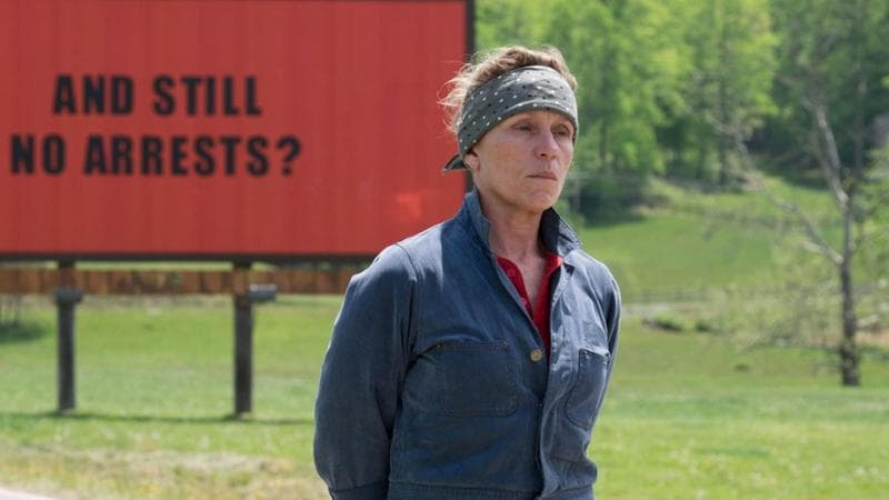 Frances McDormand in "Tre manifesti a Ebbing, Mssouri"
