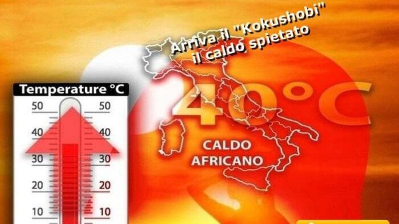 Anteprima: Previsioni meteo, in Giappone lo chiamano Kokushobi: è il caldo con punte di 40°C atteso…
