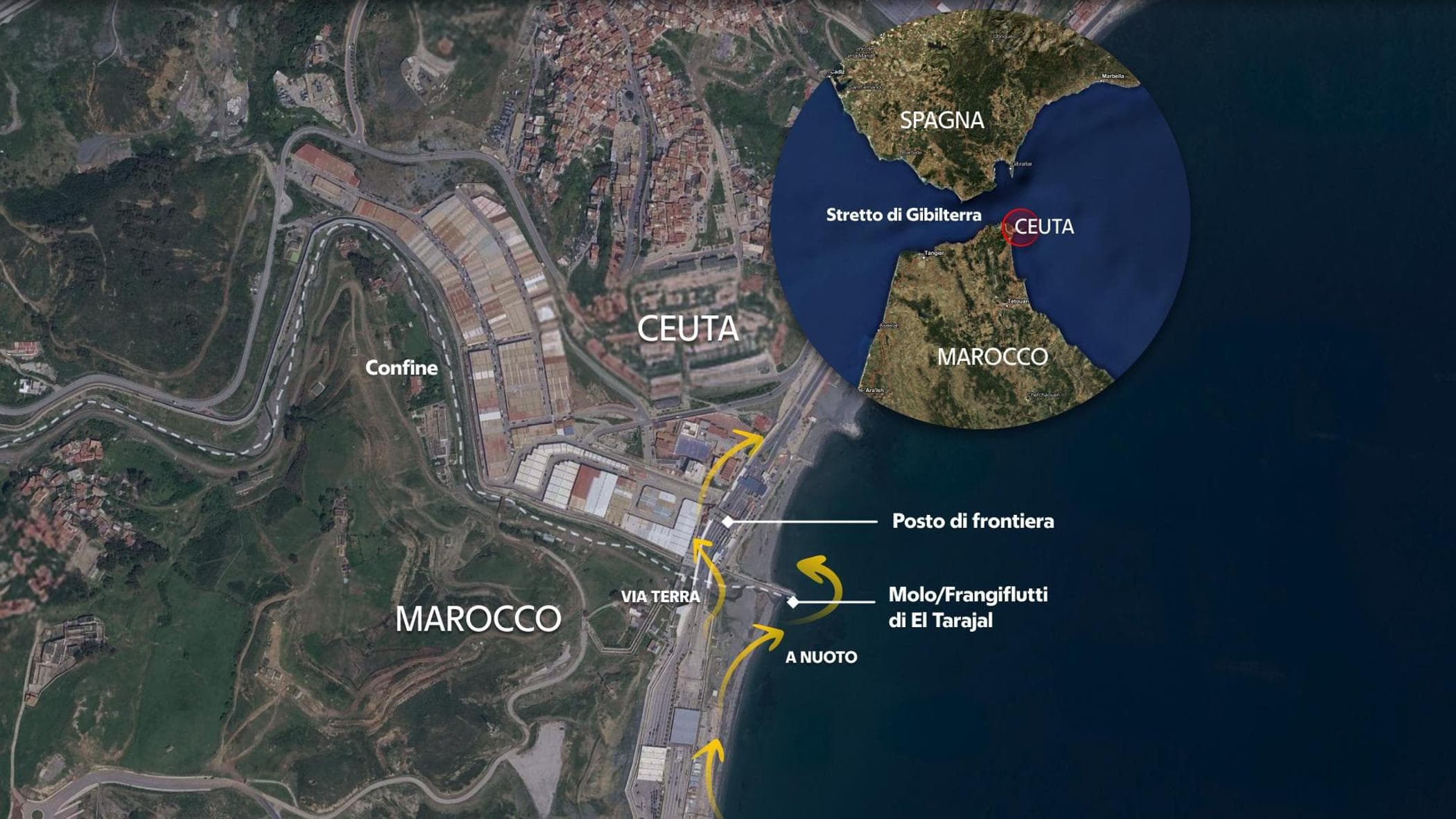 cosa sono ceuta e melilla le exclave europee contese tra spagna e marocco da Repubblica.it cosa sono ceuta e melilla le exclave europee contese tra spagna e marocco