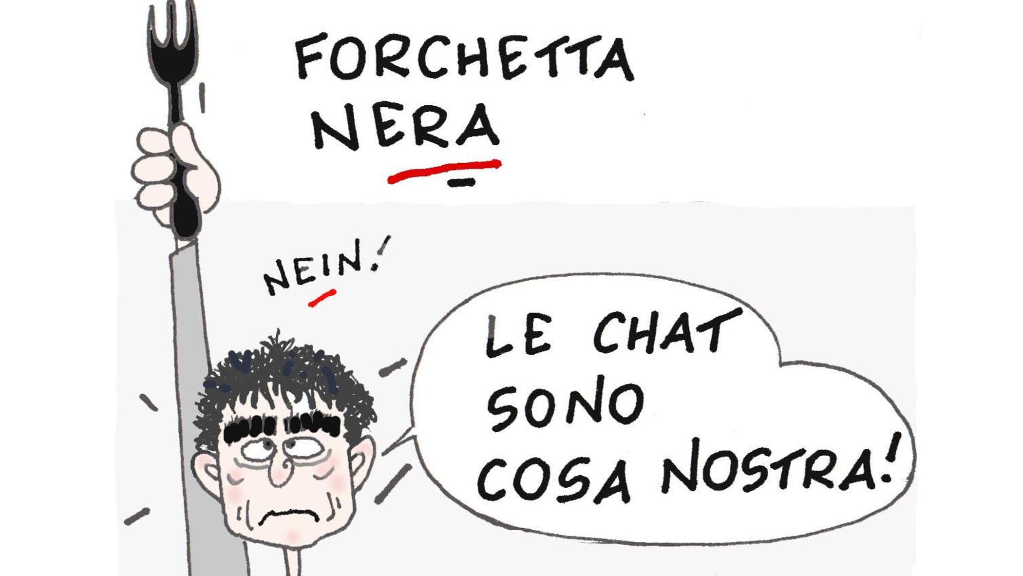 Le chat di Delmastro: la vignetta di Ellekappa