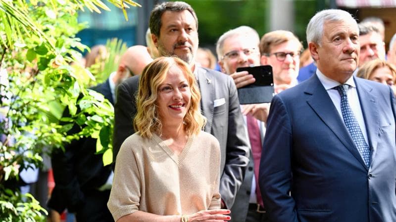 Giorgia Meloni, Matteo Salvini e Antonio Tajani