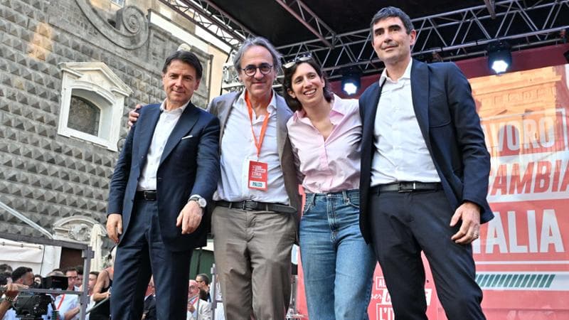 Torna la festa nazionale di Avs: Schlein, Conte, Bonelli e Fratoianni di nuovo sullo stesso palco