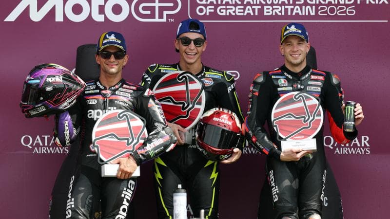 Martin, Fernandez e Bezzecchi sul podio