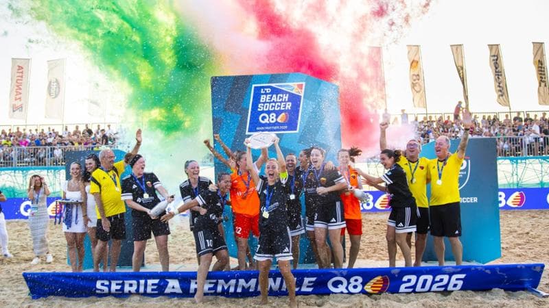 Beach soccer, Lenergy Pisa supera la Samb e si aggiudica il secondo titolo consecutivo.1