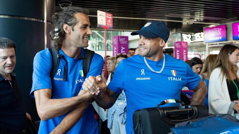 Gianmarco Tamberi e Marcell Jacobs