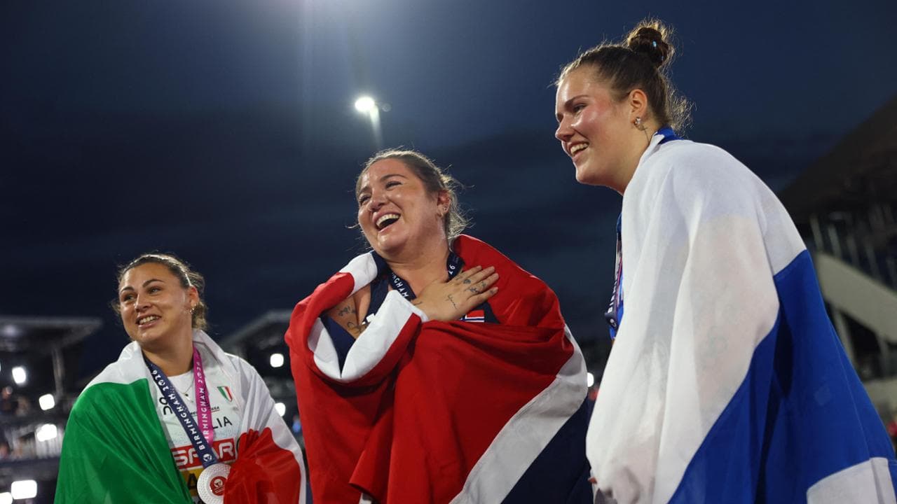 Sara Fantini con la finlandese Silja Kosonen e la norvegese Beatrice Nedberge Llano