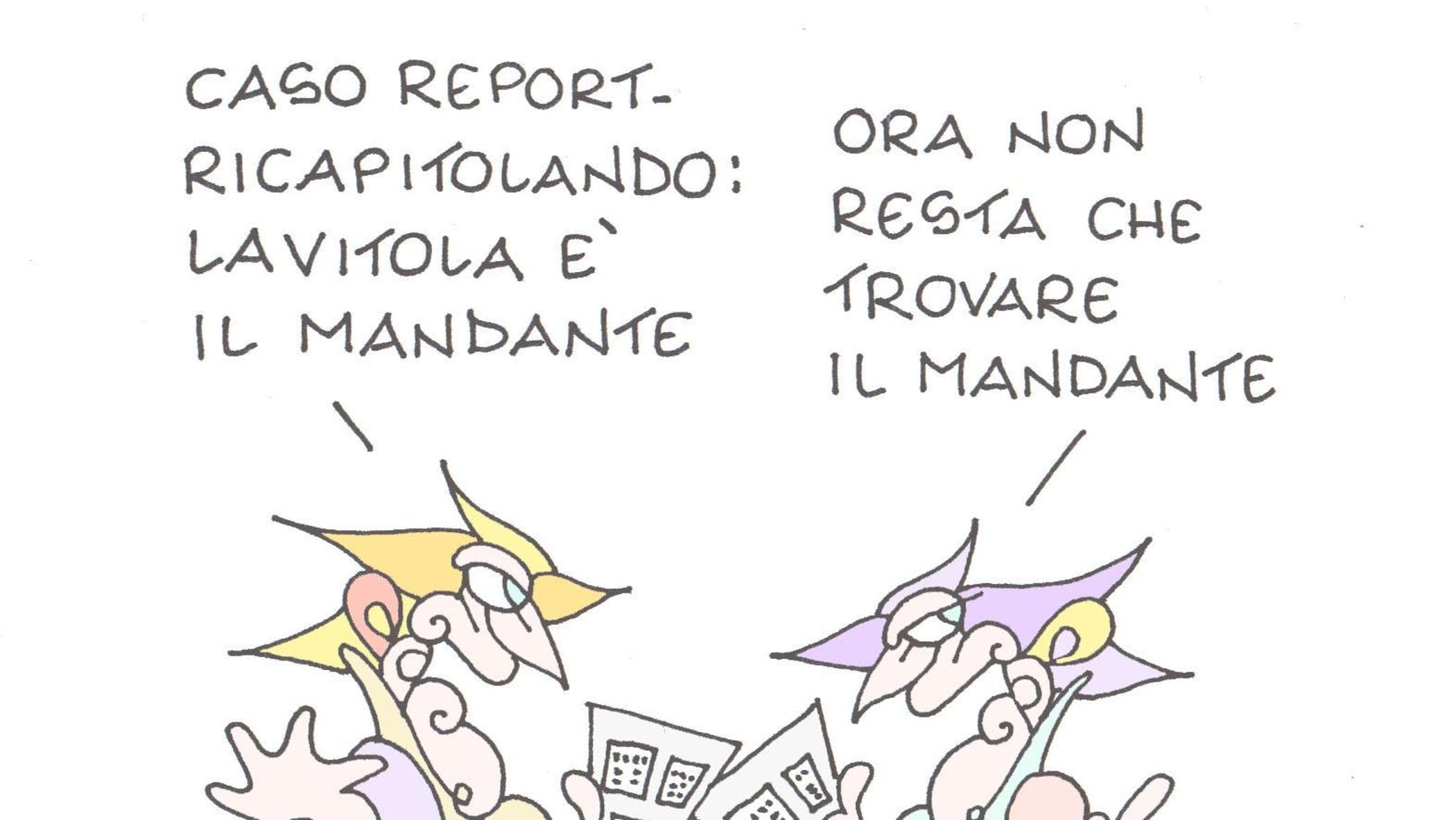 Caso Lavitola, la vignetta di Ellekappa