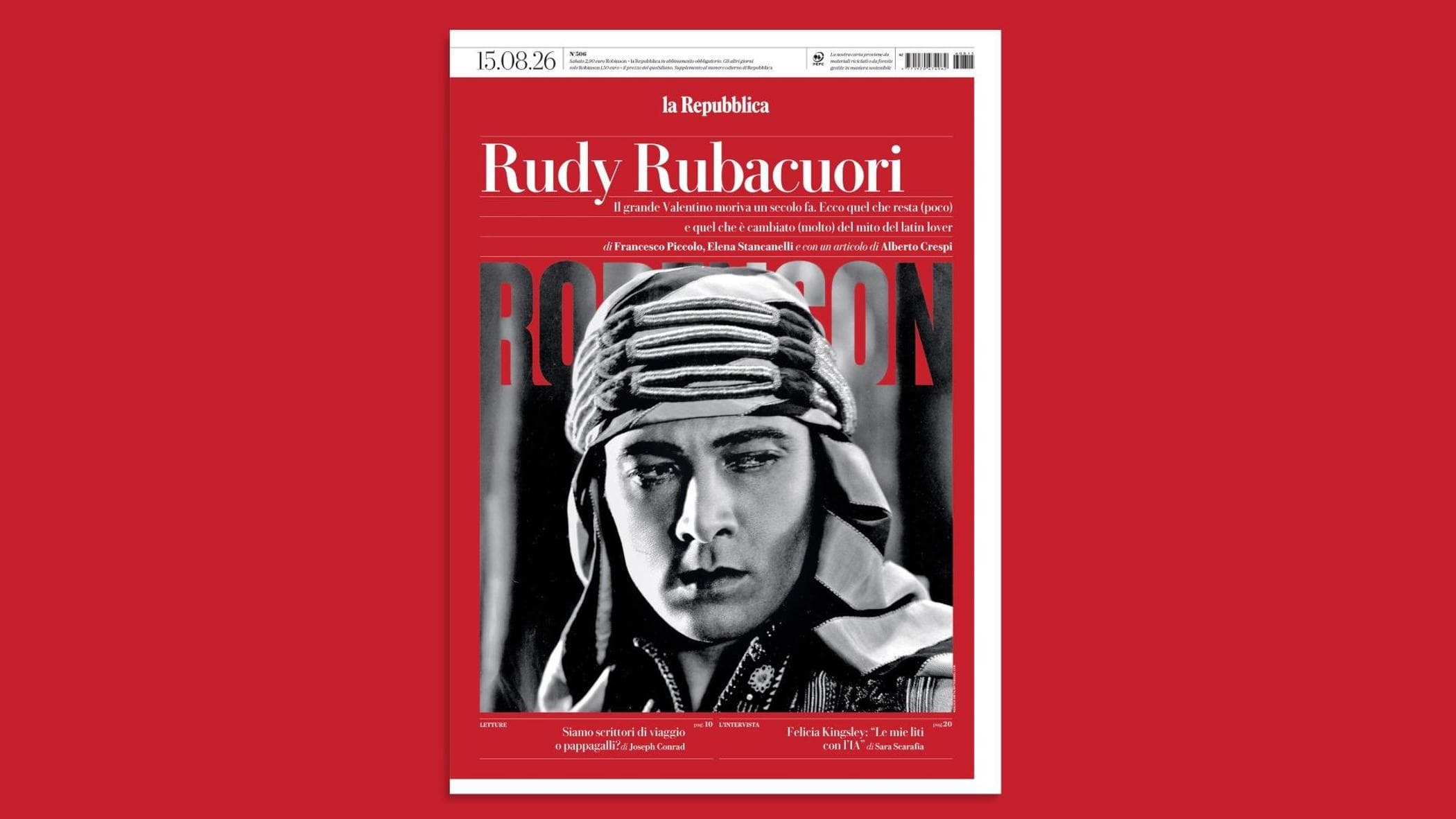 rudy rubacuori e la differenza tra latin lover e playboy sul nuovo robinson da Repubblica.it rudy rubacuori e la differenza tra latin lover e playboy sul nuovo robinson