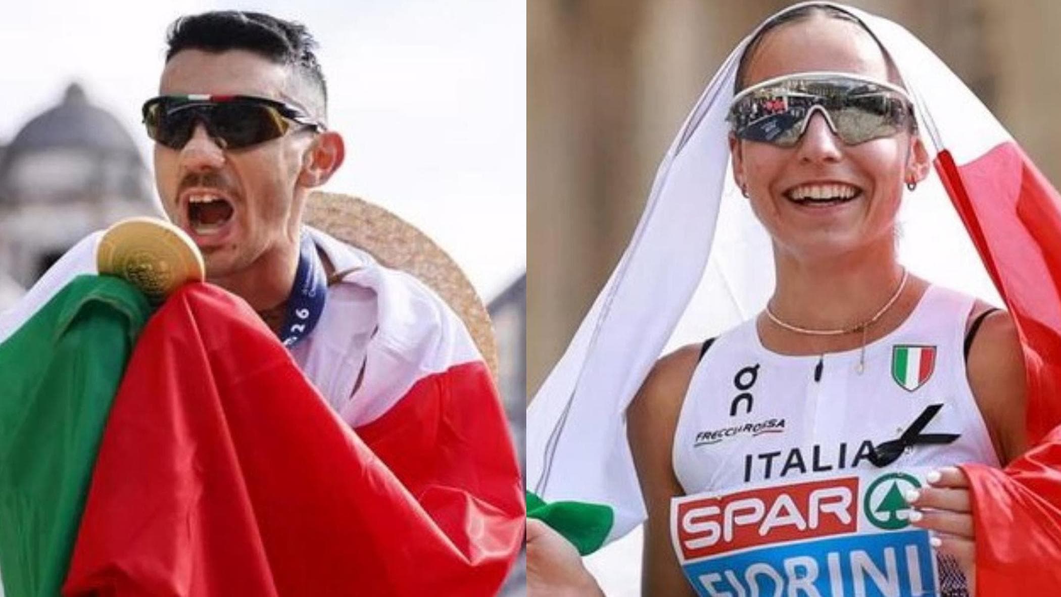 Stano e Fiorini, doppio oro per l’Italia nella maratona di marcia agli Europei di atletica