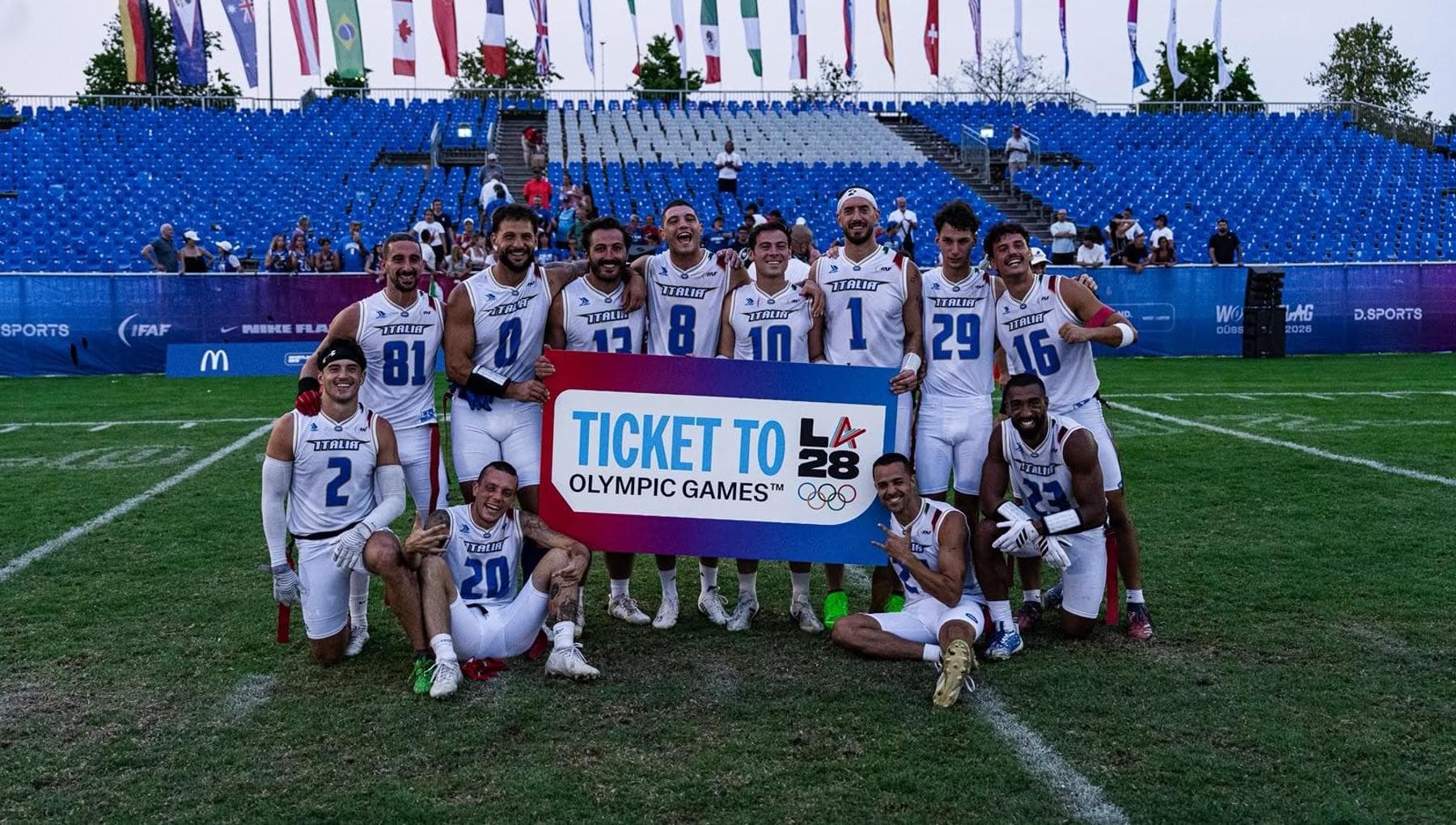 impresa azzurra il blue team di flag football si qualifica alle olimpiadi di los angeles da Repubblica.it impresa azzurra il blue team di flag football si qualifica alle olimpiadi di los angeles