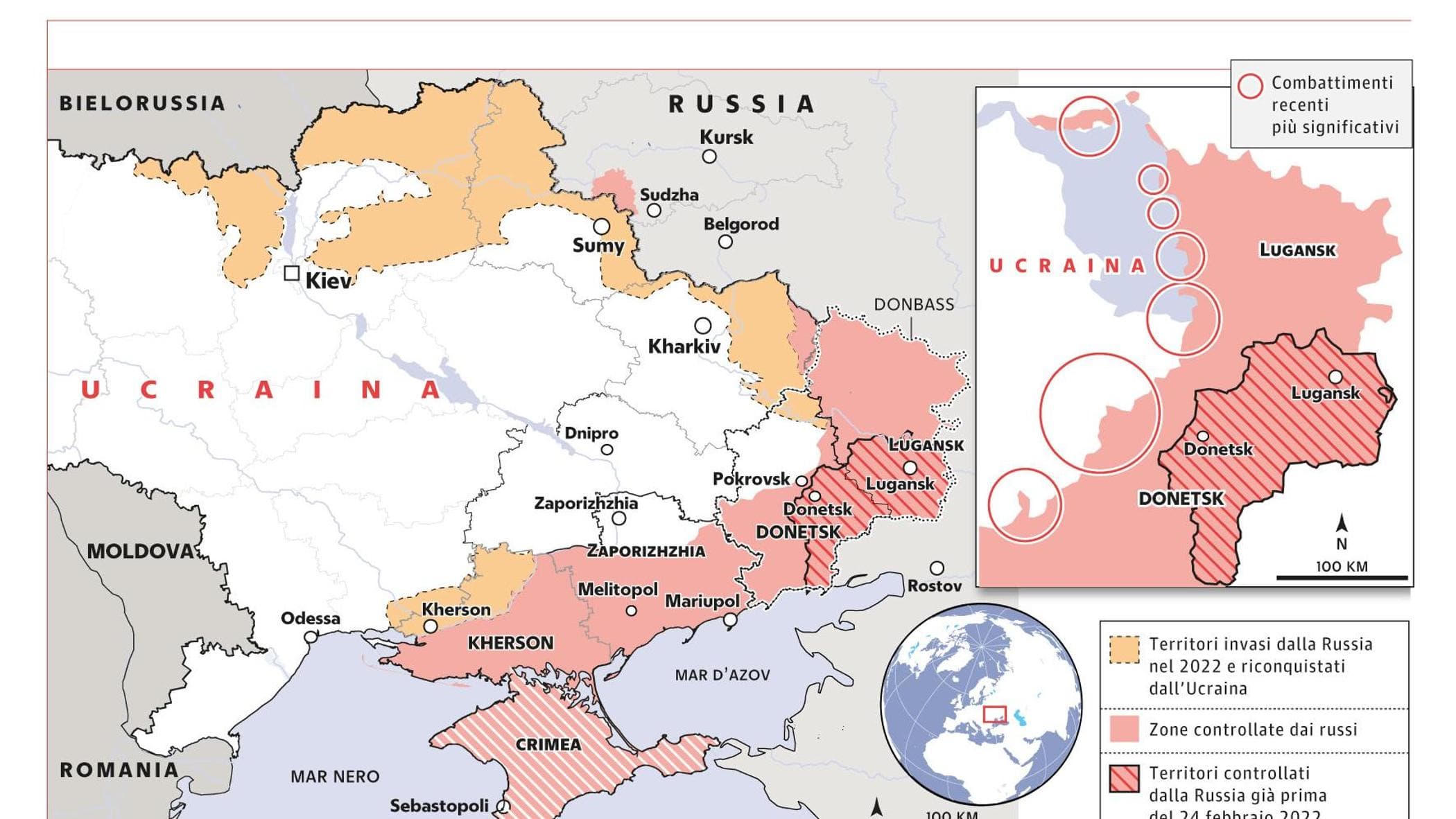l8217ucraina recupera il terreno perduto ma il donbass 232 a rischio da Repubblica.it l8217ucraina recupera il terreno perduto ma il donbass 232 a rischio