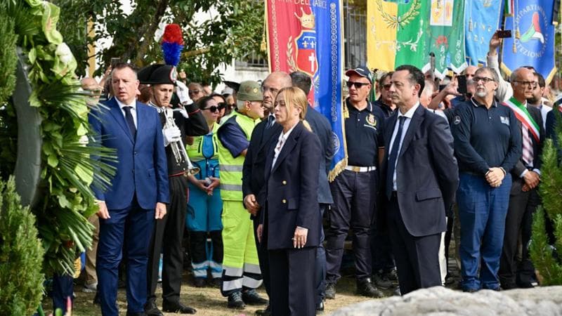 Amatrice, Meloni incontra familiari vittime. L'omelia di Zuppi: “Apocalisse nel cuore”