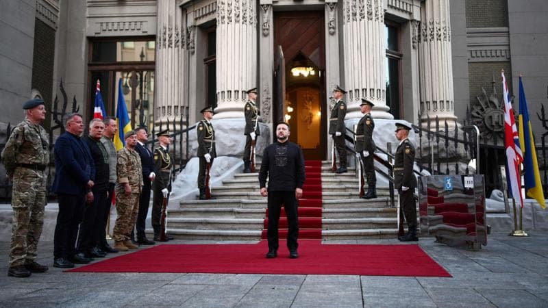 Kiev, 24 agosto: il presidente ucraino Volodymyr Zelensky