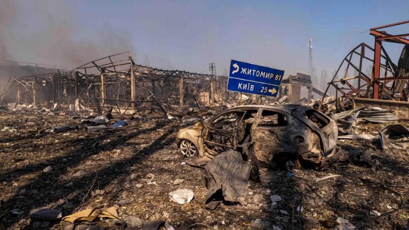 Anteprima: Ucraina, drone contro un deposito di armi: nuova strage russa a Bucha