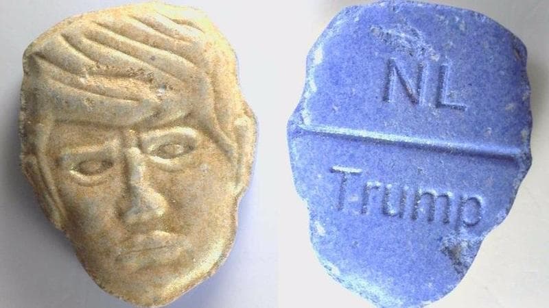 Anteprima: Olanda, l’allarme: “Non prendete le pasticche di ecstasy a forma di Trump, sono letali”