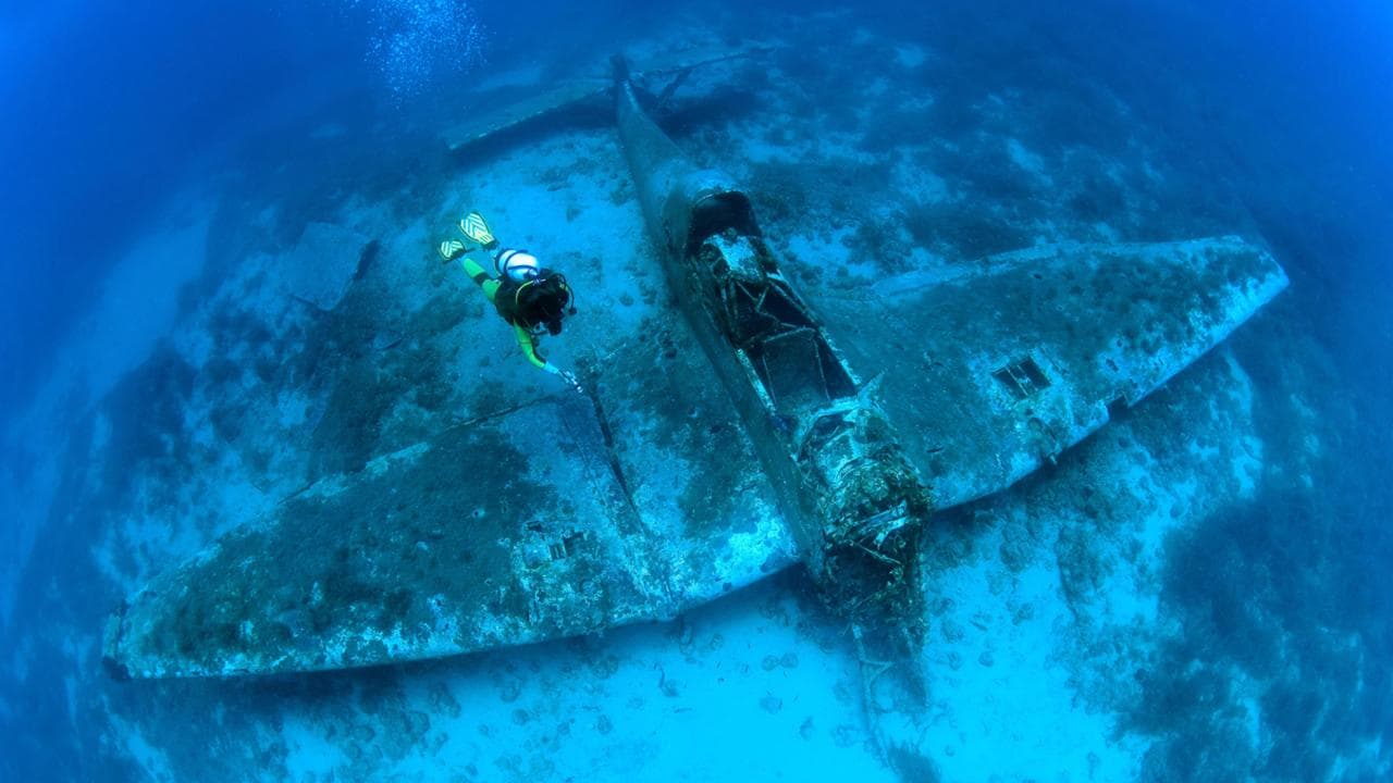 Relitto di aereo Junkers, isola di Žirje @ Damir Zurub, CNTB